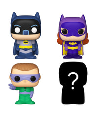 Batman (Classic 1966 TV) / The Riddler (Classic 1966 TV) / Batgirl (Classic 1966 TV) / Mystery Bitty (4-Pack)