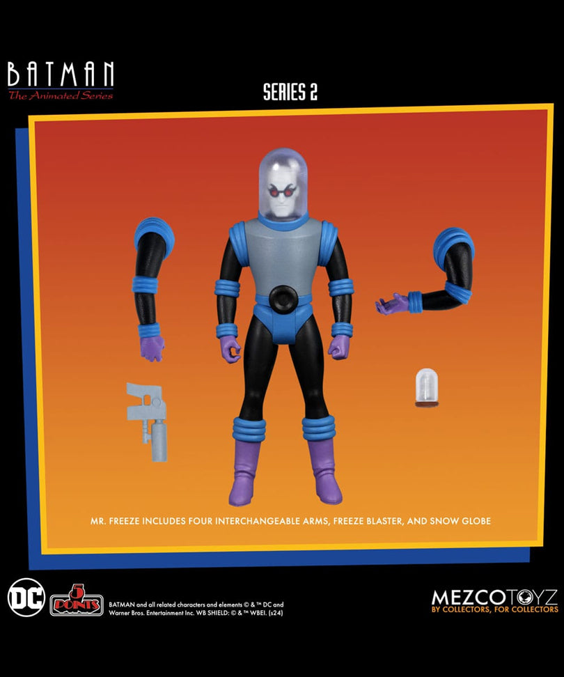 Batman: The Animated Series 2 (Mr. Freeze) - DC Comics 5 Points Action Figures 9 cm