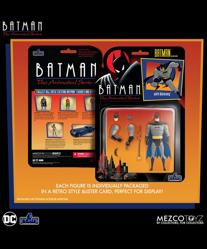 Batman: The Animated Series (Batman) - DC Comics 5 Points Action Figures 9 cm