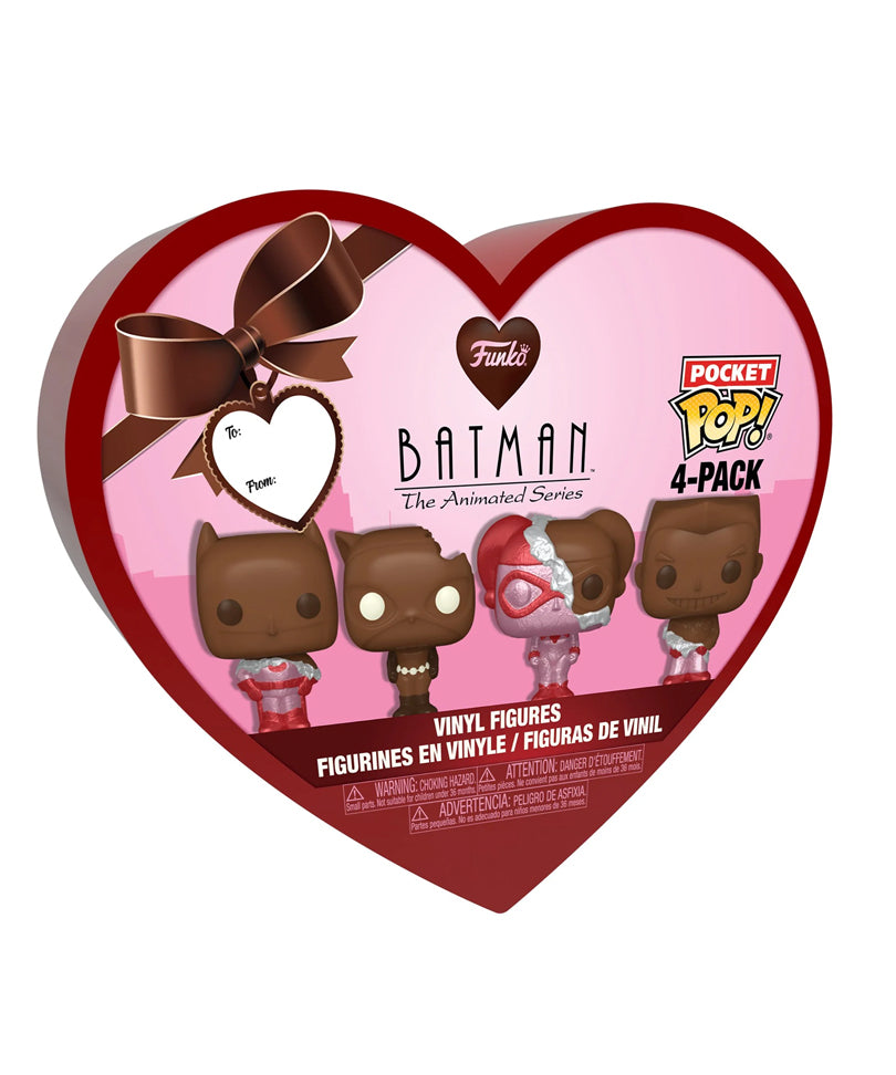 Batman (Val Choc) / Catwoman (Val Choc) / Harley Quinn (Val Choc) / The Joker (Val Choc) 4-Pack DC Valentine Mystery Minis