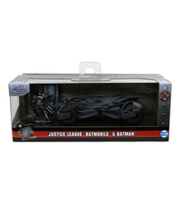Batmobile con Figure di Batman Justice League Hollywood Rides Diecast Model 1/32