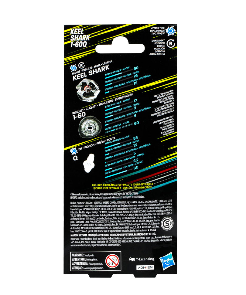 Beyblade X - Booster: Black Keel Shark 1-60Q