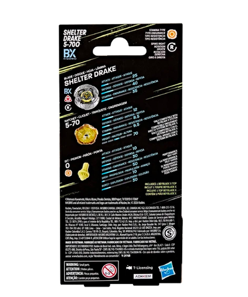 Beyblade X - Booster: Shelter Drake 5-70O