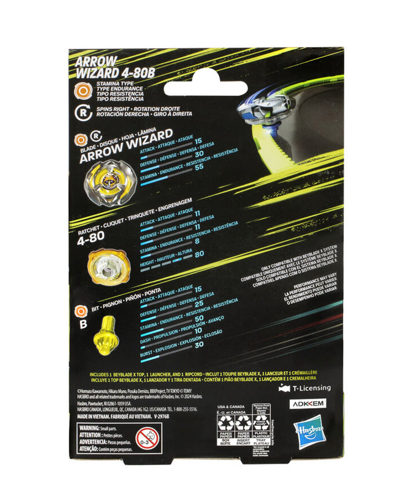 Beyblade X - Starter Pack: Arrow Wizard 4-80B