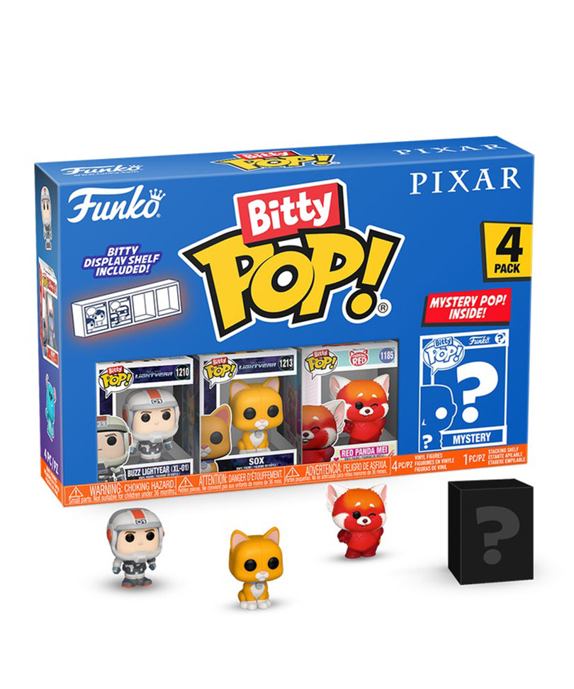 Buzz Lightyear (XL-01) / Sox / Red Panda Mei / Mystery Bitty (4-Pack)