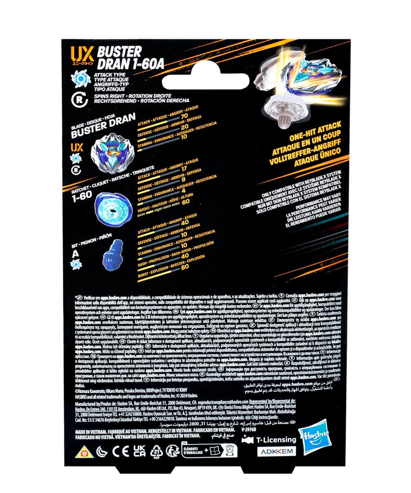 Beyblade X - Starter Pack: Buster Dran 1-60A UX