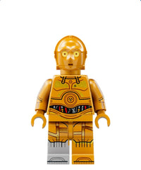 C-3PO - Molded Light Bluish Gray Lower Leg, Printed Arms