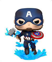 Captain America (with Electrified Mjolnir and Broken Shield)
