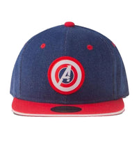 Cappello con visiera Marvel Captain America Shield Denim