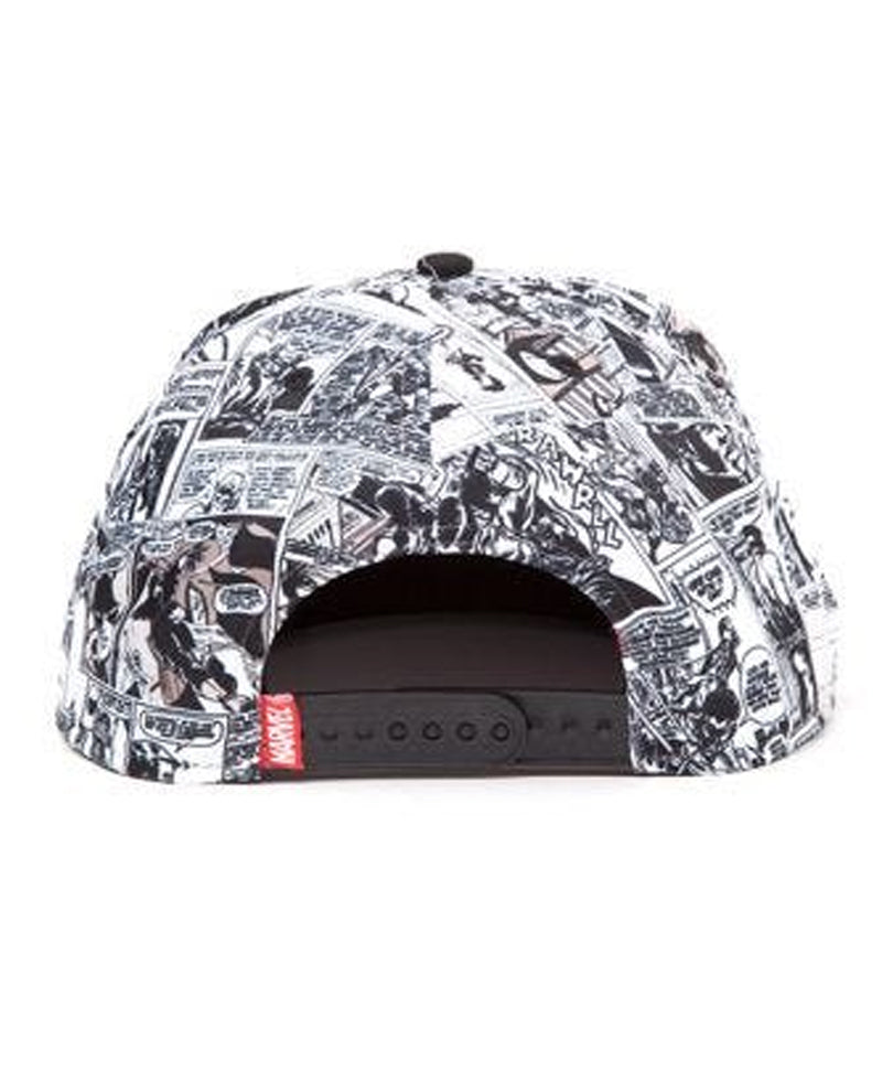 Cappello con visiera Marvel - Classic Red and White Logo