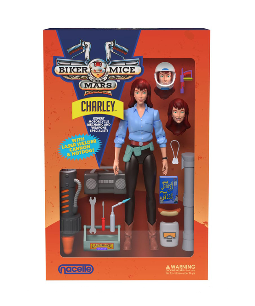 Biker Mice From Mars - Charley - Action Figure 23 cm