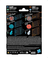 Beyblade X - Dual Pack: Clamp Crab 9-65S & Crest Leon 4-55A