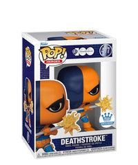 Deathstroke with Bo Staff Damaged Box