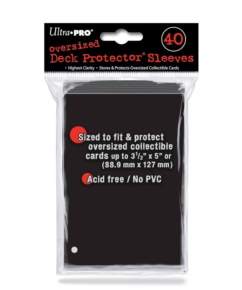 Deck Protector - Maxi Bustine Nero 7,5x14 cm (40)