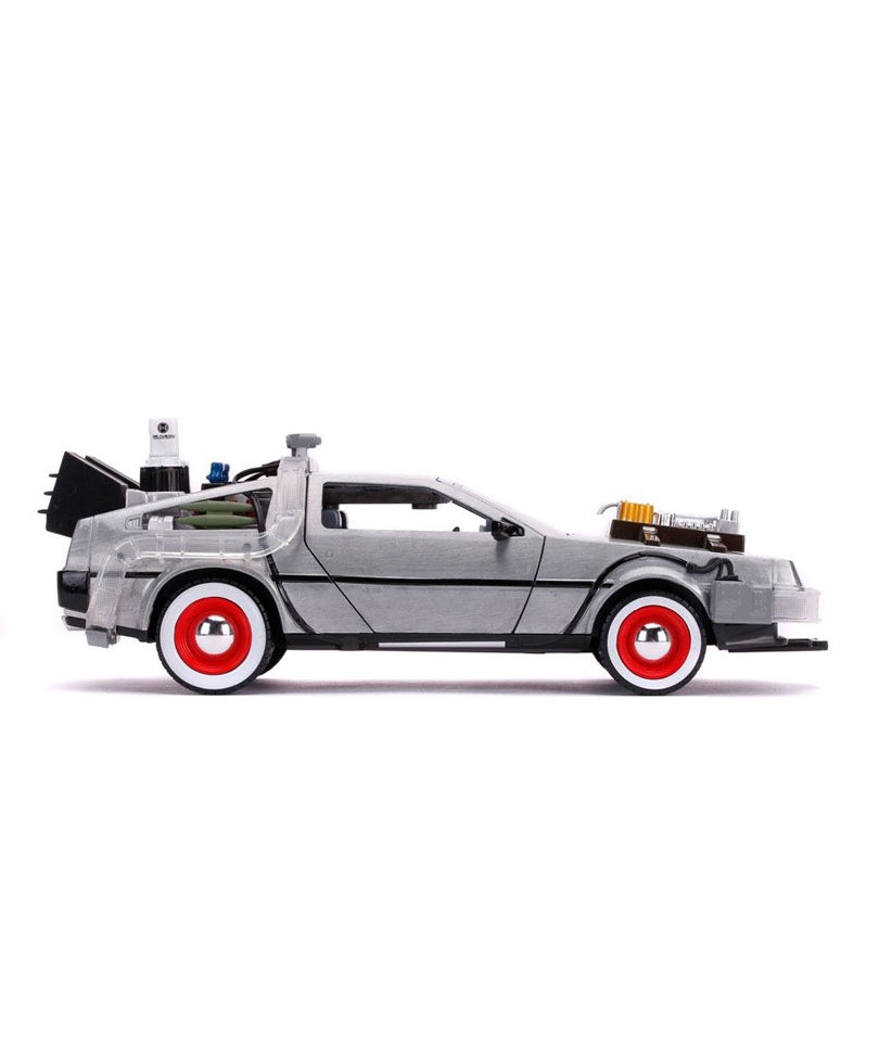 DeLorean Time Machine Back To The Future III Hollywood Rides Diecast Model 1/24
