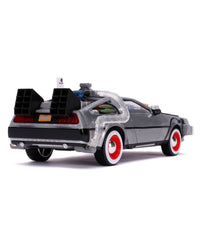 DeLorean Time Machine Back To The Future III Hollywood Rides Diecast Model 1/24