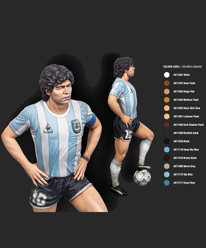Diego Armando Maradona Resin Figure 90mm