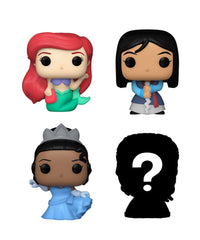 Ariel / Mulan / Tiana / Mystery Bitty (4-Pack)