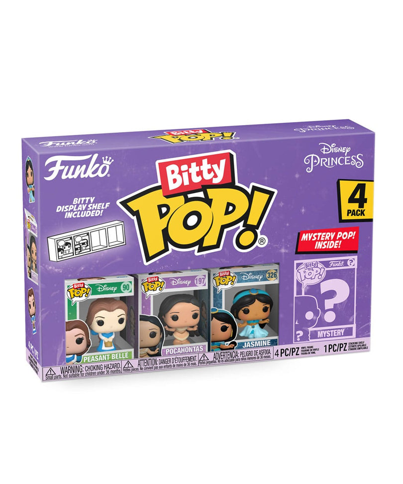 Peasant Belle / Pocahontas / Jasmine / Mystery Bitty (4-Pack)