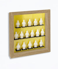 Display Organizer Small 25X25 per LEGO Minifigures Telaio Rovere