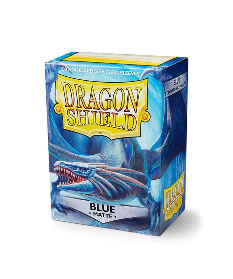 Dragon Shield - Standard Sleeves - Matte Blue (100 Sleeves)