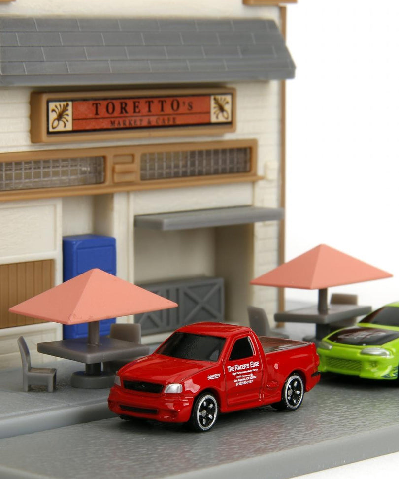 Fast & Furious - Nano Metalfigs Toretto's Café Display Diorama