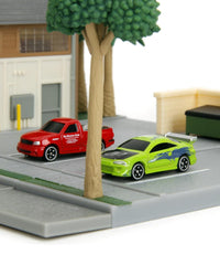 Fast & Furious - Nano Metalfigs Toretto's Café Display Diorama