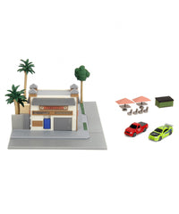 Fast & Furious - Nano Metalfigs Toretto's Café Display Diorama