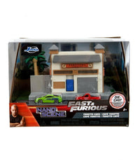 Fast & Furious - Nano Metalfigs Toretto's Café Display Diorama