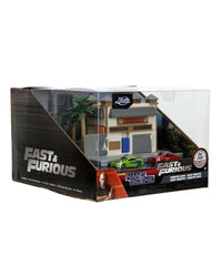 Fast & Furious - Nano Metalfigs Toretto's Café Display Diorama