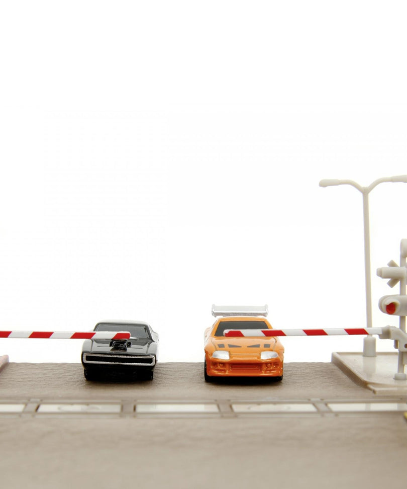 Fast & Furious - Nano Metalfigs Train Scene Display Diorama