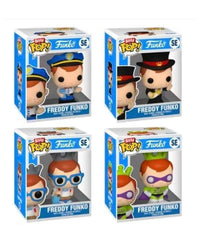 Freddy Funko as Police Officer / Freddy Funko as Ringmaster / Freddy Funko as Nerd / Freddy Funko as Superhero (4-Pack)