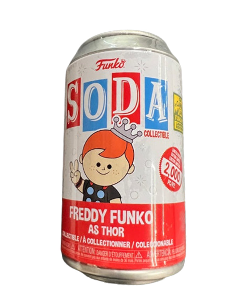Freddy Funko as Thor (Metallic) Soda
