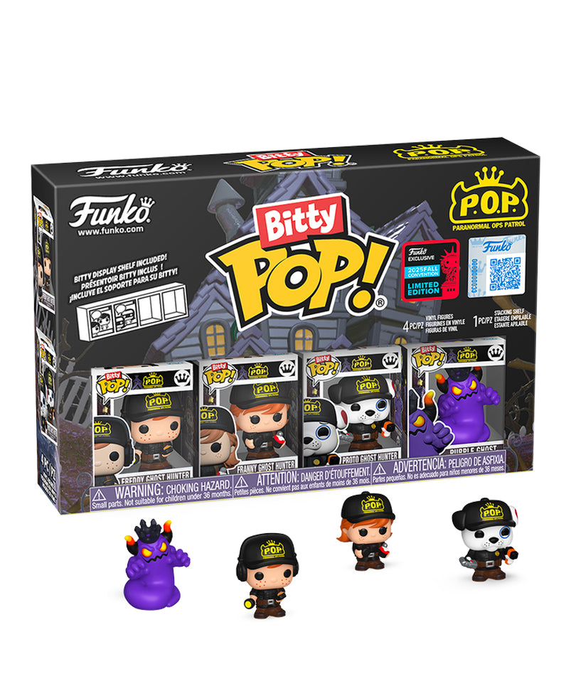 Freddy Ghost Hunter / Franky Ghost Hunter / Proto Ghost Hunter / Purple Ghost (4-Pack)