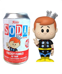 Freddy Funko as Thor (Metallic) Soda