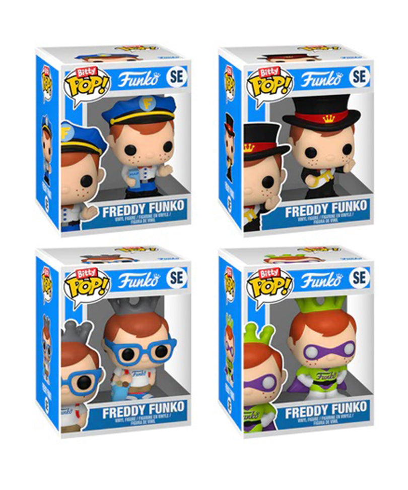Freddy Funko in Con Tee / Mayor Freddy Funko / Superhero Freddy Funko / Freddy Funko with Map
