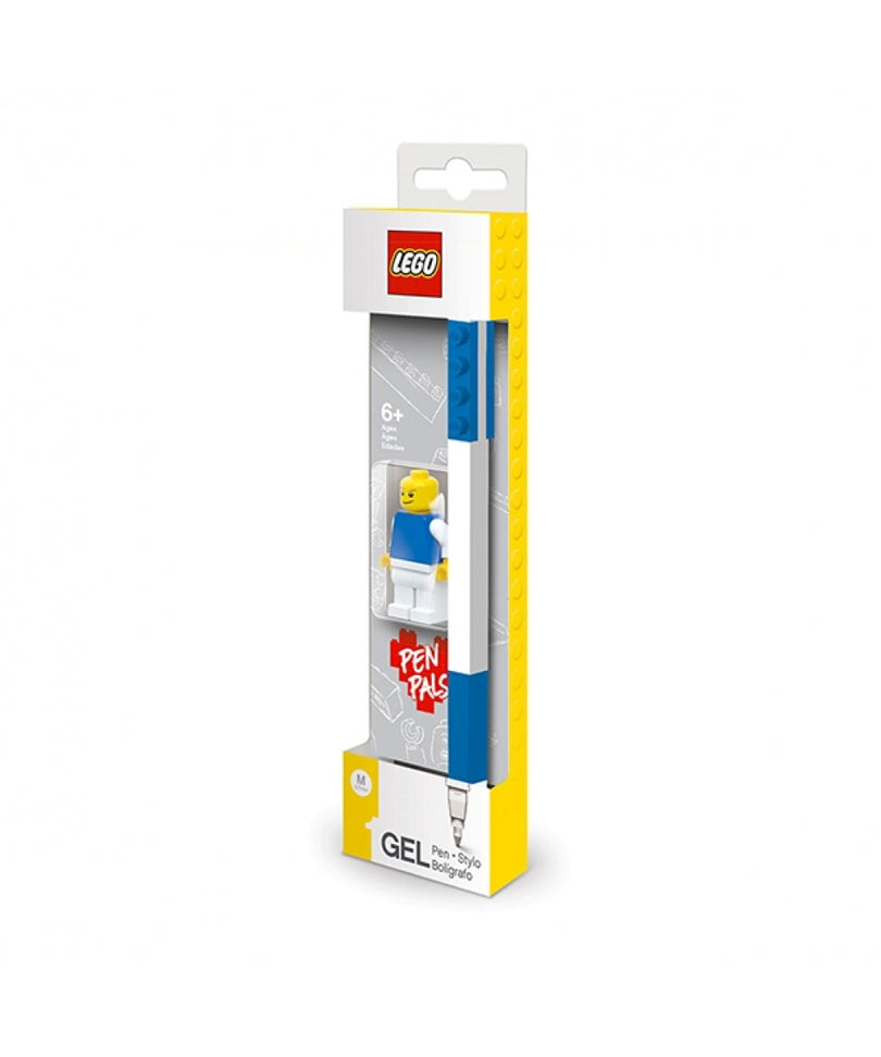 Gel Pen Blue + Minifigure