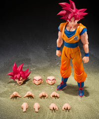 Dragon Ball Super - Super Saiyan God Son Goku (God Aura) - Action Figure S.H. Figuarts 15 cm