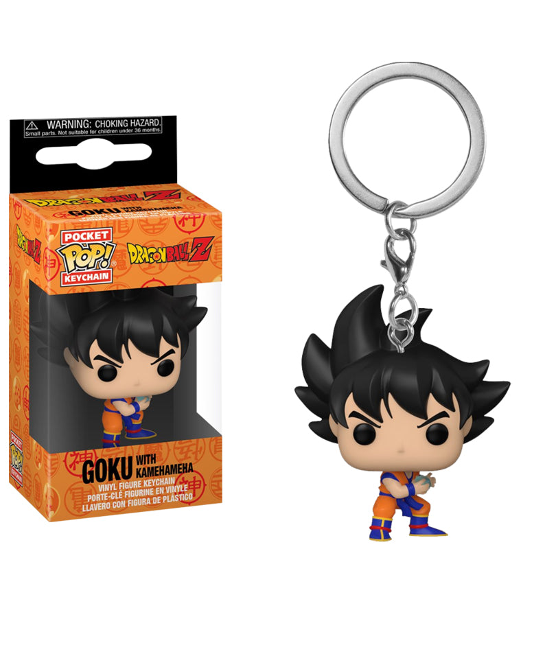 Goku with Kamehameha Keychain