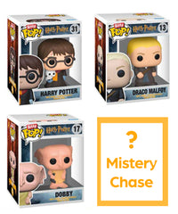 Harry Potter (Robes and Hedwig) / Draco Malfoy / Dobby / Mystery Bitty (4-Pack)