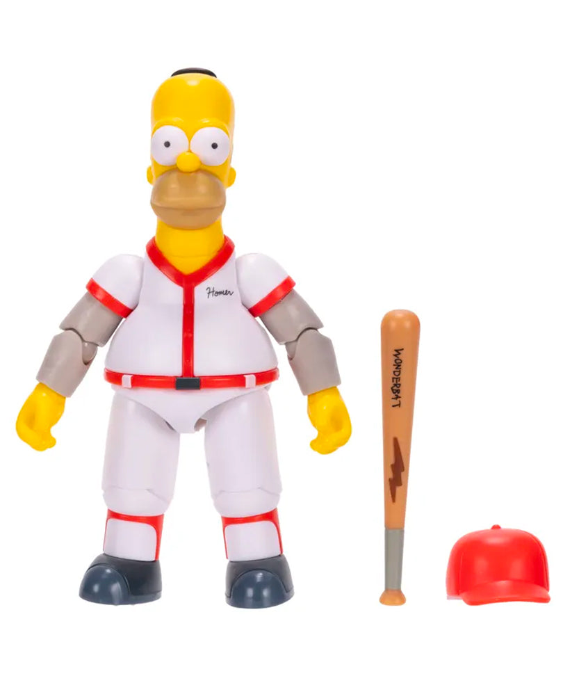 Homer with Baseball Bat and Cap - The Simpsons - Wave 3 - 13cm