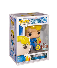 Human Torch (Glow in the Dark) Damaged Box