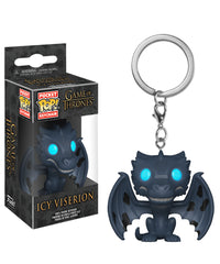 Icy Viserion Keychain