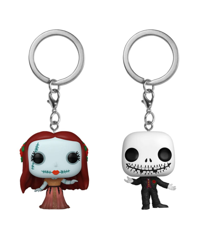 Jack Skellington & Sally (2-Pack) Keychains
