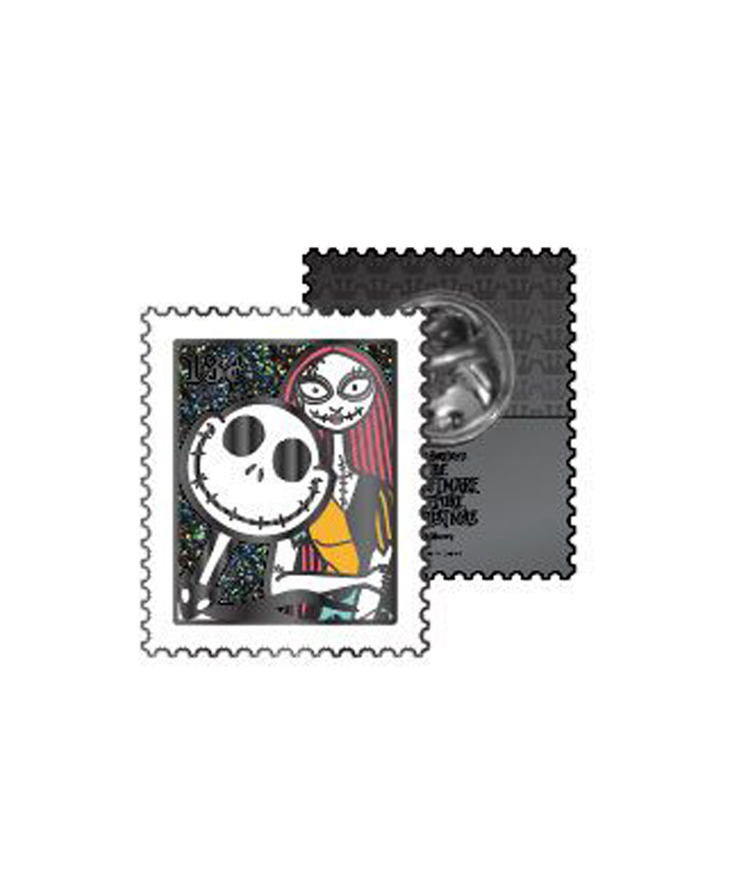 Jack Skellington & Sally Stamp Pin