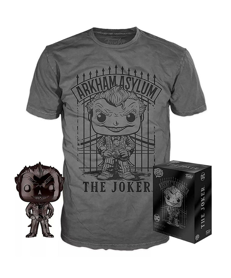 DC Comics POP! & Tee Box The Joker Exclusive - Taglia L