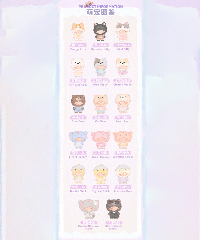 Jotoys – Yumo Cute Pet Family Mini Series Blind Box (5cm)