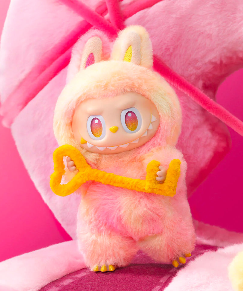 Labubu Big into Energy Loyalty (Rosa e Giallo) - Pop Mart Official Figure