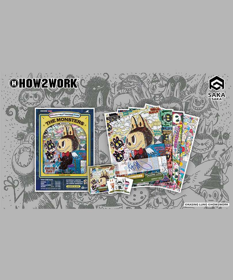 Labubu Chrome Trading Cards – Booster Pack – The Monsters Series 3 - How2Work (Edizione Limitata)