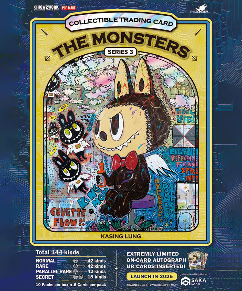 Labubu Chrome Trading Cards – The Monsters Series 3 - How2Work (Edizione Limitata)